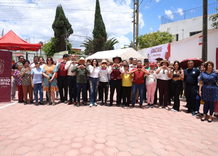 Omar Muñoz cumple su palabra de mejorar las vialidades de Cuautlancingo