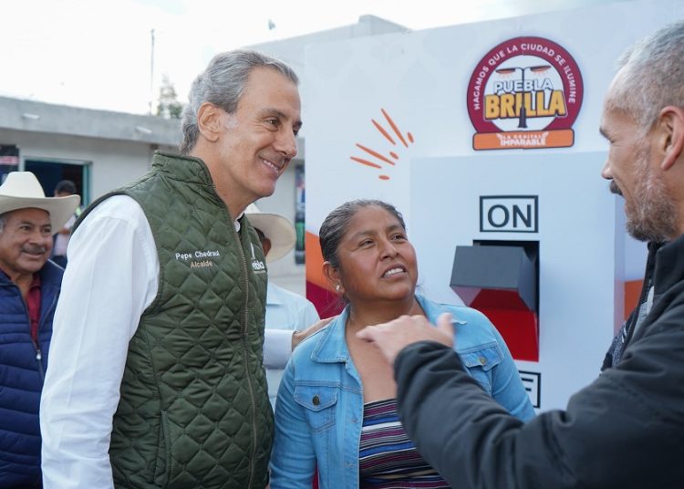 Puebla Brilla beneficia a más de 73 mil personas de juntas auxiliares