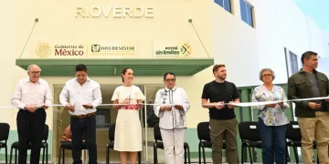 Claudia Sheinbaum inaugura hospital IMSS bienestar en Rio Verde y anuncia uno para San Luis Potosí