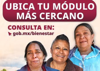 Inicia registro a la Pensión Mujeres Bienestar de 60 a 64 años