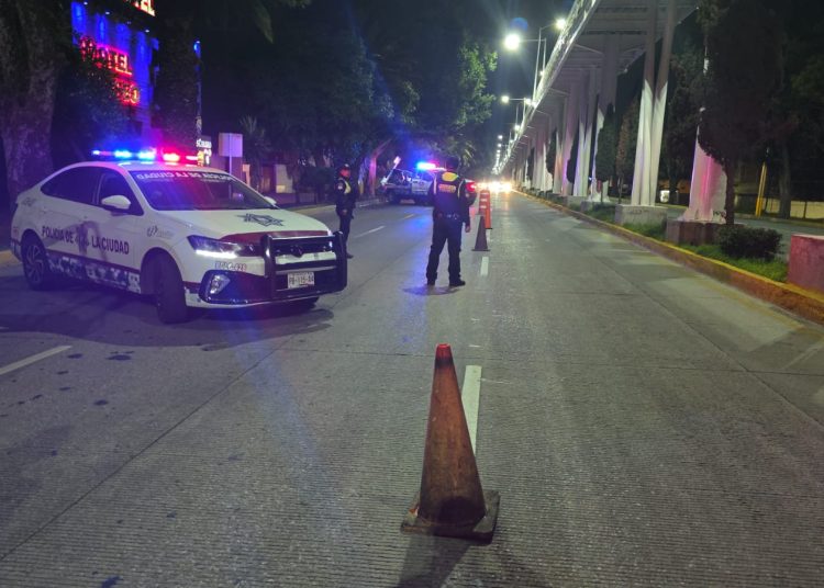La SSC realiza disuasión exitosa contra arrancones de motociclistas y automovilistas