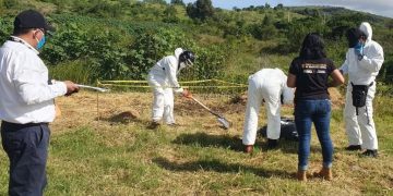 Primera exhumación canina en Ocoyucan