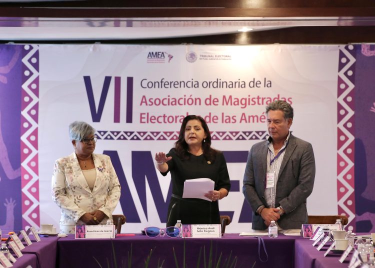 Magistrada del TEPJF, Mónica Soto, asume la presidencia de la AMEA