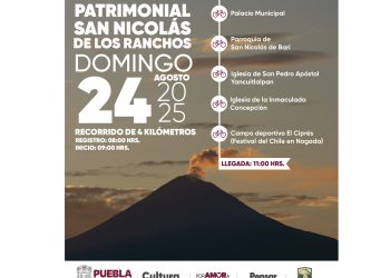 San Nicolás de los Ranchos alista rodada en Festival del Chile en Nogada