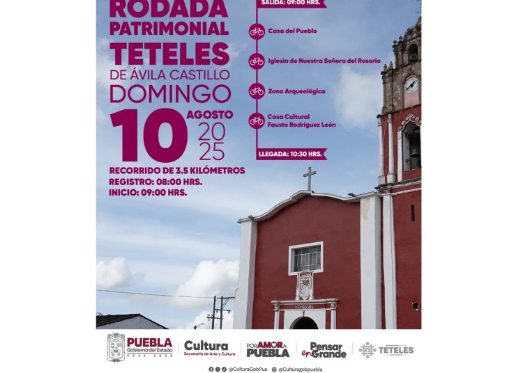 Paz, cultura y deporte en Rodada Patrimonial de Teteles de Ávila Castillo