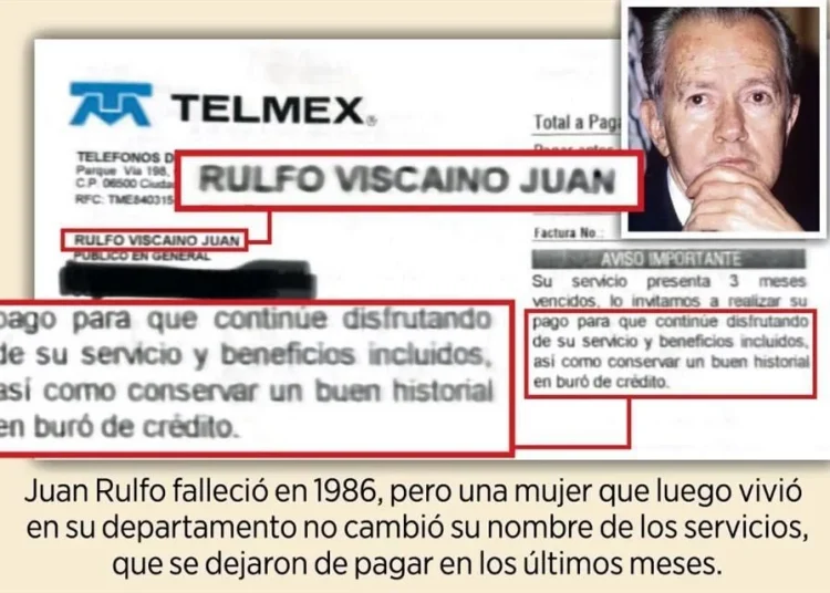 Salvan del Buró de Crédito ¡a Juan Rulfo!