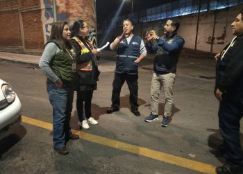 Realiza Contraloría Municipal supervisión de nuevas luminarias
