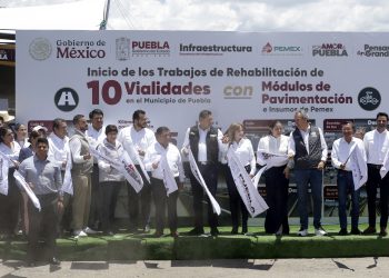 Gobierno estatal rehabilitará 10 vialidades en Puebla capital