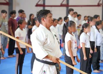 Omar Muñoz presidente “Escuela de Iniciación de Karate Do, Por Amor a Puebla”