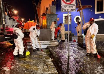 Gobierno de la Ciudad refuerza limpieza en el Centro Histórico