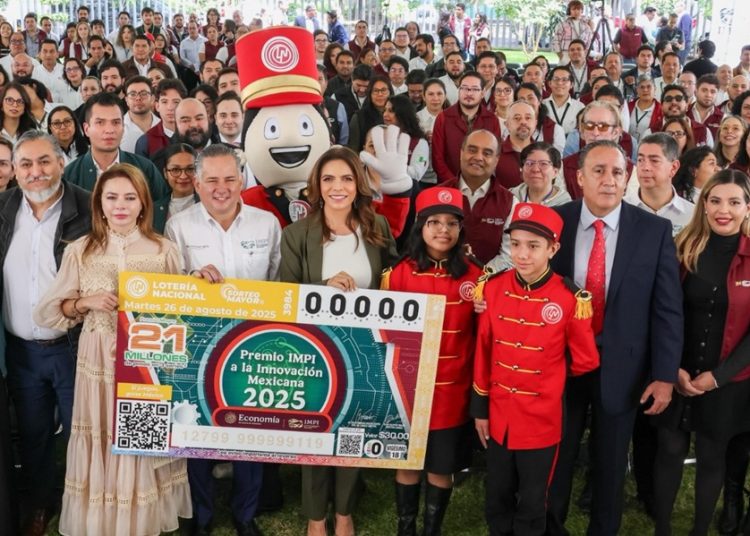 Lotería Nacional reconoce con billete al Premio IMPI a la Innovación Mexicana 2025
