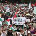 Cientos marchan en CDMX para exigir entrada de alimentos y medicinas a Gaza
