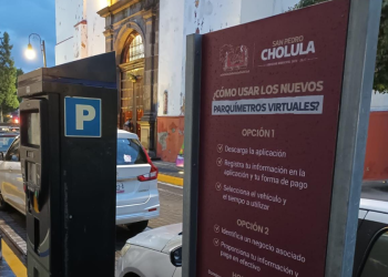 Reanudan parquímetros en San Pedro Cholula: zonas, tarifas y horarios 2025