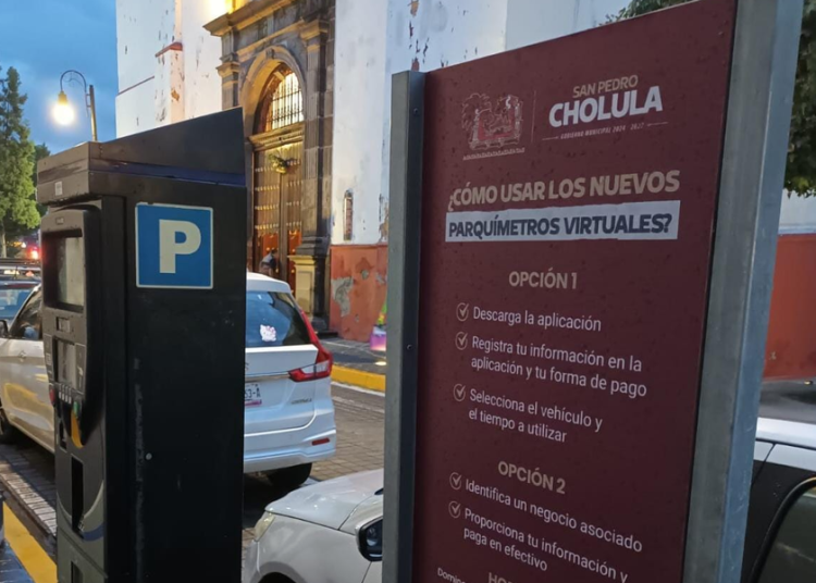Reanudan parquímetros en San Pedro Cholula: zonas, tarifas y horarios 2025