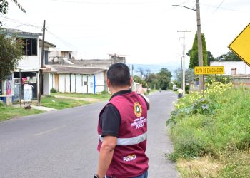 Personal de la Coordinación Nacional de Protección Civil evalúa rutas de evacuación del Popocatépetl