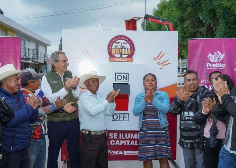 Con Puebla Brilla, Pepe Chedraui ha beneficiado a más de 350 mil habitantes