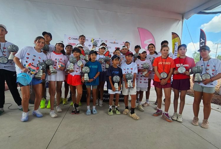 Puebla cierra el Nacional de Tenis 2025 con 5 podios