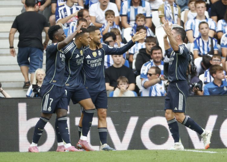 El Real Madrid resiste y vence en Anoeta