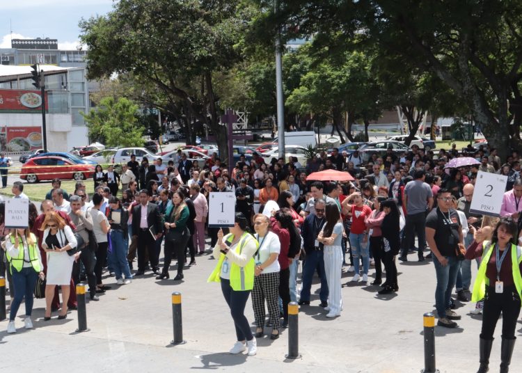 Más de nueve mil personas participan en el Simulacro Nacional 2025