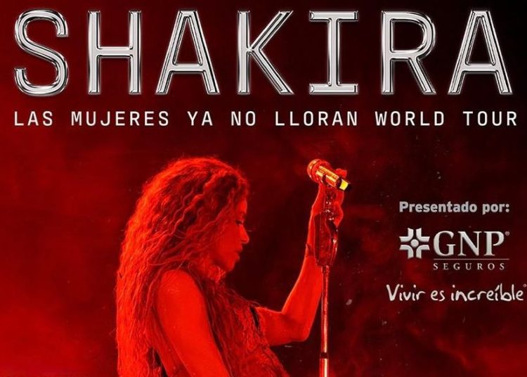 Shakira llegará a Puebla con ‘Las Mujeres Ya No Lloran World Tour’