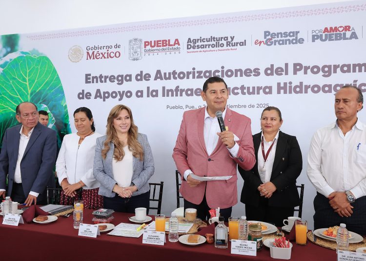 Puebla invierte 73.1 millones para modernizar el riego y garantizar agua para el campo