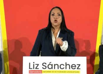 Liz Sánchez presenta su Primer Informe Legislativo como senadora