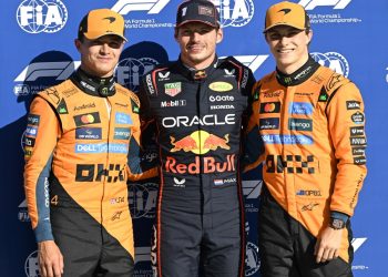 Verstappen sorprende a los McLaren en casa de Ferrari