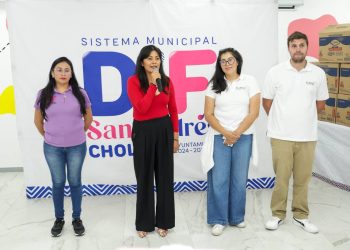 Realiza SMDIF de San Andrés cuarta entrega de productos médicos y de higiene