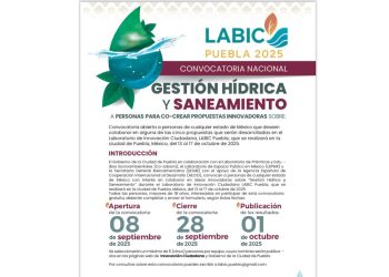 Secretaría de Medio Ambiente Municipal anuncia convocatoria nacional para el LABIC Puebla 2025