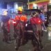 Rescatan a conductores atrapados por inundación en colonia Tres Cerritos, Puebla