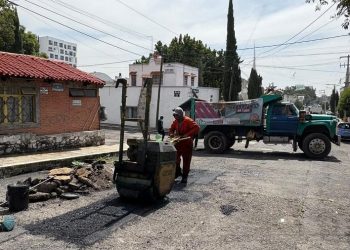 Bacheando Puebla prioriza atención en accesos a la ciudad
