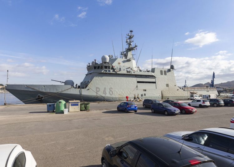 Buque militar español se prepara para partir en apoyo a la Global Sumud Flotilla