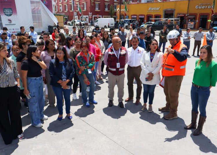 San Pedro Cholula se suma al Simulacro Nacional 2025