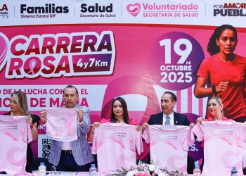 VIDEO: Voluntariado de la Secretaría de Salud presenta la “Carrera Rosa”