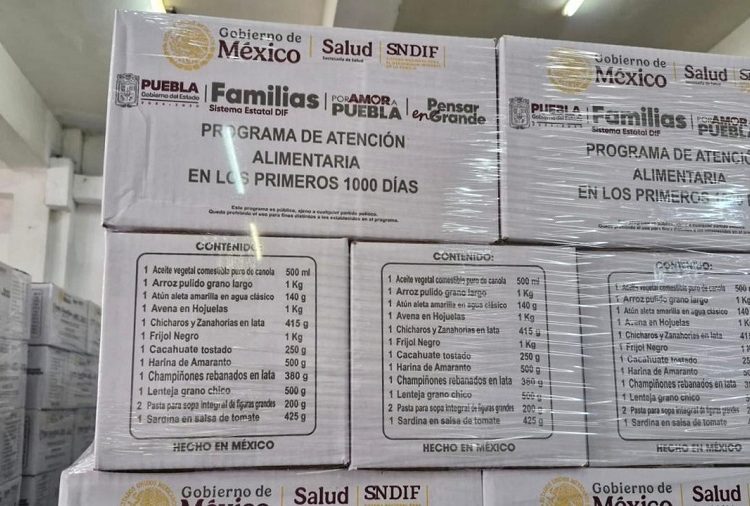 SNDIF constata cobertura de programas alimentarios en municipios de Puebla