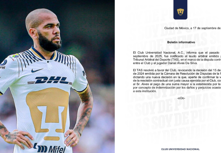 ¿Cuánto ganó Pumas en el TAS?