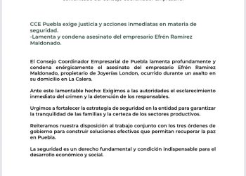 IP demanda justicia ante muerte de empresario joyero