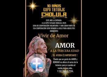 Acude a la Expo Tatuaje Cholula y apoya al Asilo Vivir de Amor