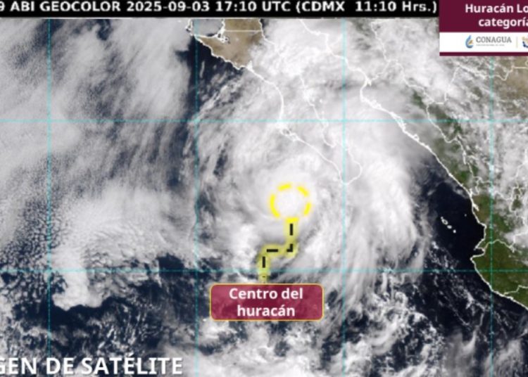 Huracán Lorena mantendrá lluvias en noroeste y occidente de México