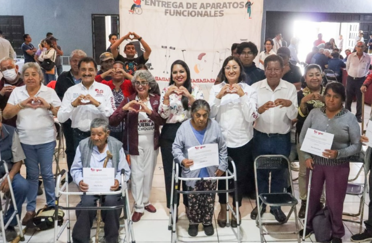 Es la primera vez que recibimos algo de un presidente de Cholula