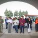 Omar Muñoz entrega explanada cívica del preescolar Aquiles Serdán