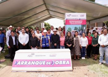 Lupita Cuautle continúa con mejora de infraestructura en San Andrés Cholula