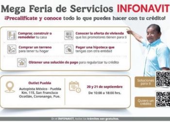 Infonavit anuncia Mega Feria de Servicios en Coronango