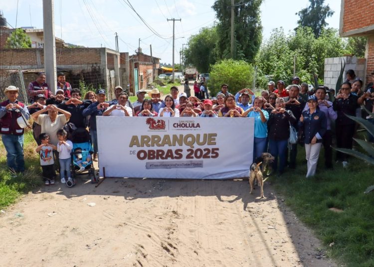 Continúa Tonantzin transformando vialidades de San Pedro Cholula