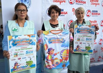 Revelan playera conmemorativa de la Carrera por la salud de los niños