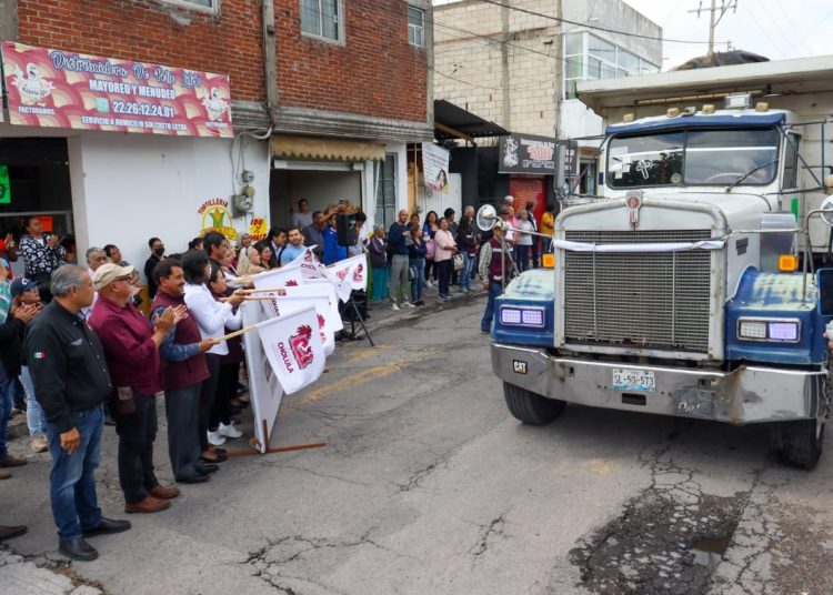 Tonantzin Fernández continúa mejorando la imagen urbana de San Pedro Cholula