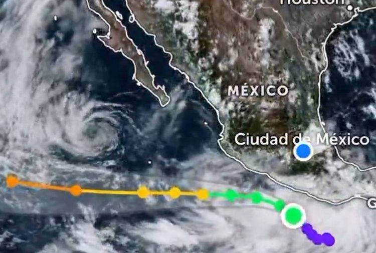 Tormenta tropical Narda avanza y ocasiona fuertes lluvias