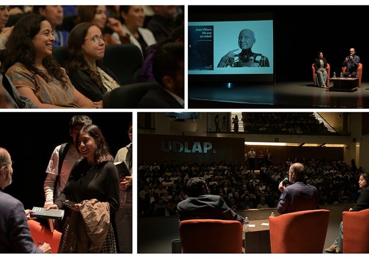 Udlap realiza conversatorio con Juan Villoro