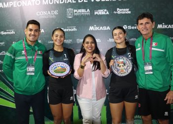 Mundial de voleibol en Cholula impulsa a jóvenes al deporte profesional: Tonantzin