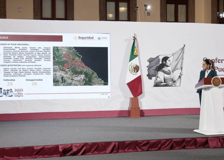 México registra 64 muertos y 65 desaparecidos por lluvias torrenciales